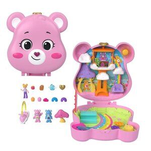 Polly Pocket Care Bears Collab Playset Dolls Accessories Toy Car Care-a-lot READ